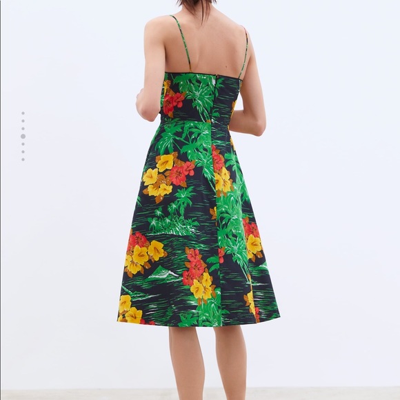 Zara floral print dress - Picture 6 of 8